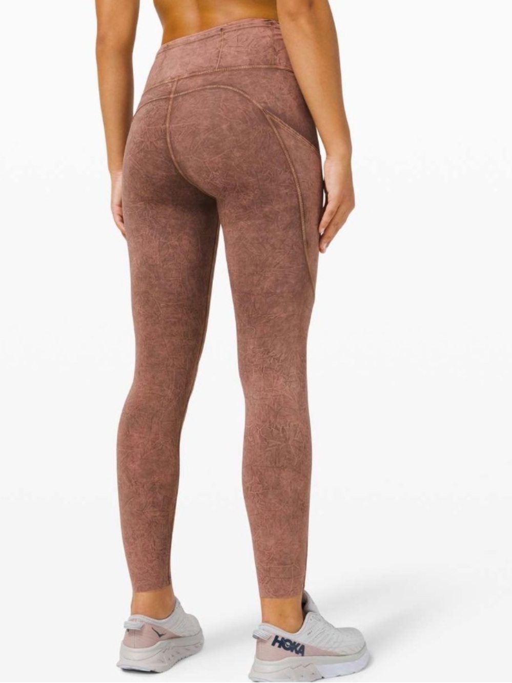 Lululemon Fast and Free Tight II size 4 Brown earth